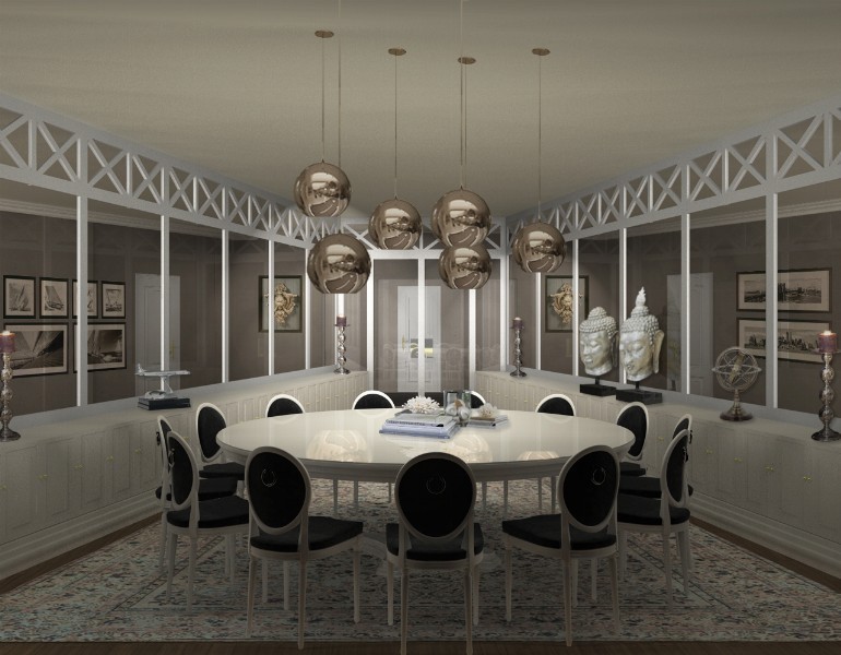 A renovation on a liberty style villa becomes the showroom of a famous international fashion designe [..] - Headquarters