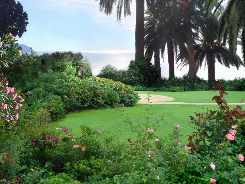 A terrace looking onto the horizon of the sea - Gardens
